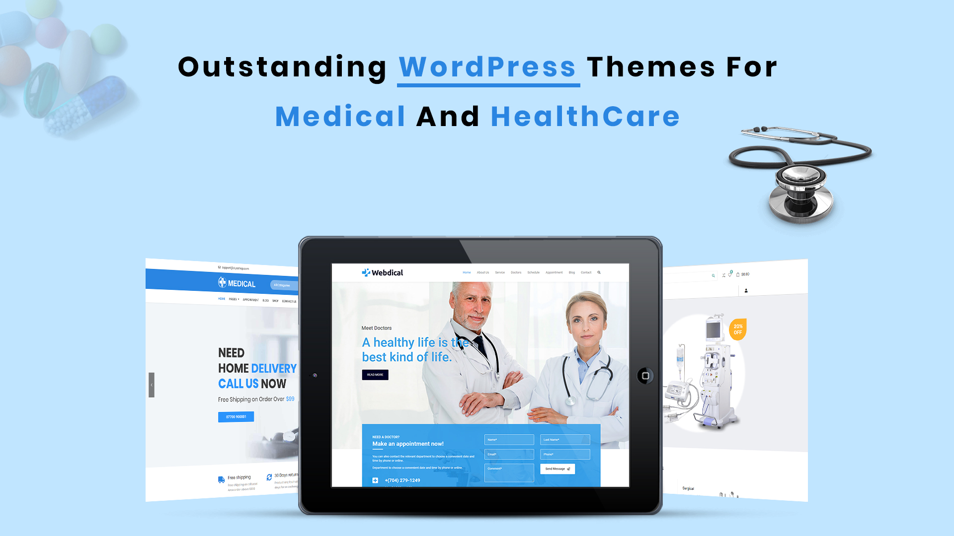 List of Outstanding WordPress Themes for Medical & HealthCare Website