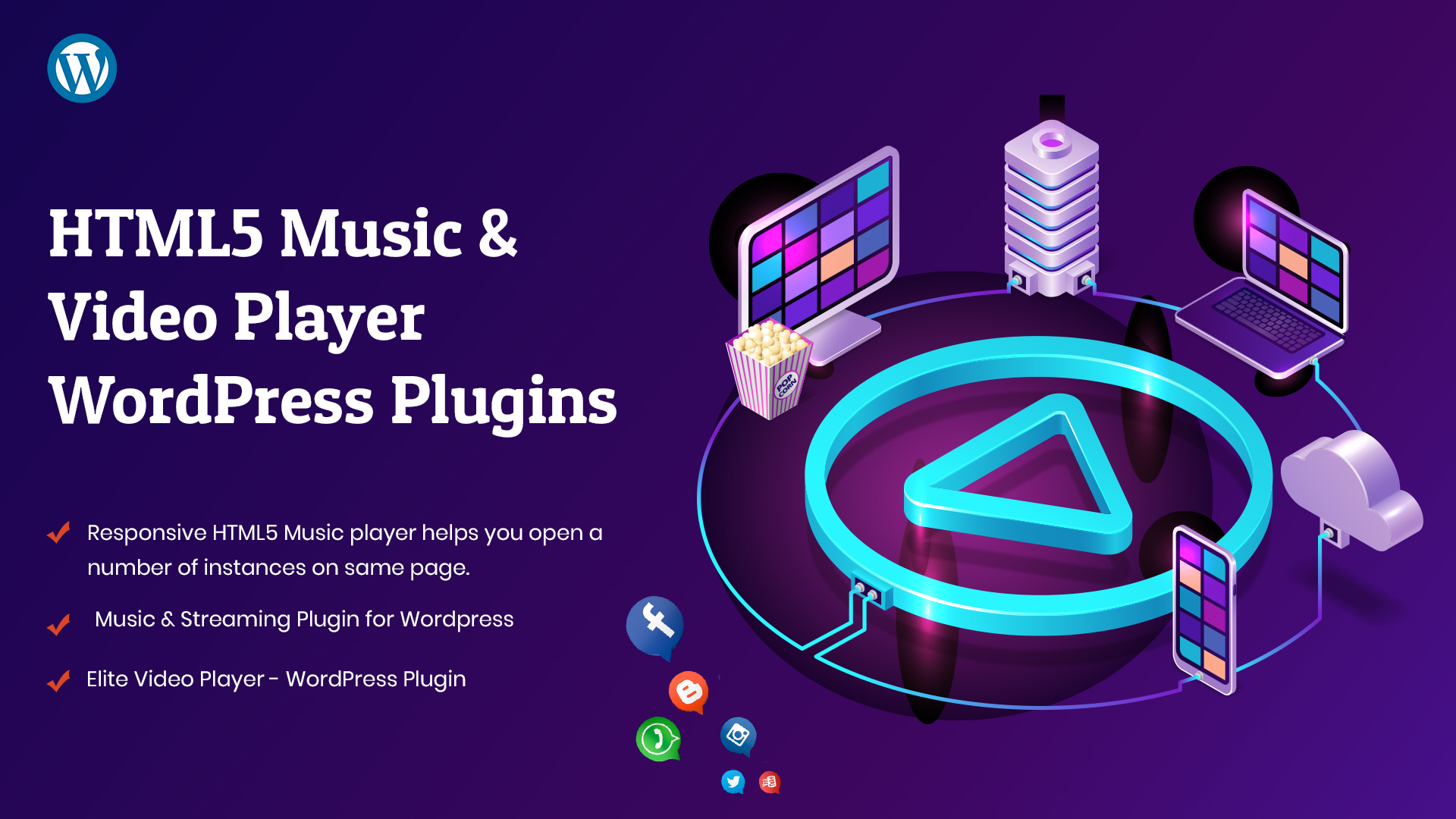 Top WordPress HTML5 Music and Video Player Plugins
