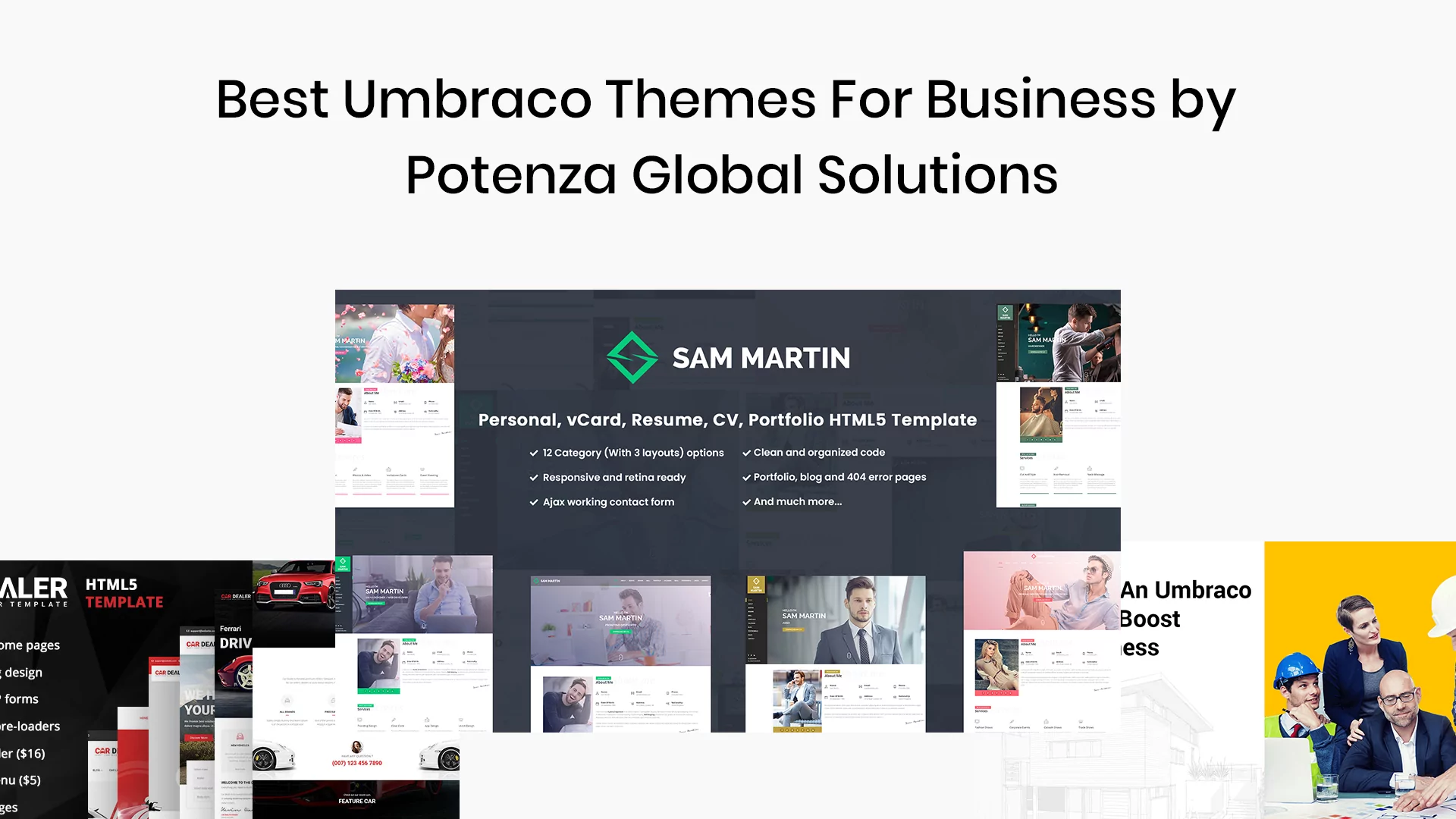 Best Umbraco Themes For business by Potenza Global Solutions