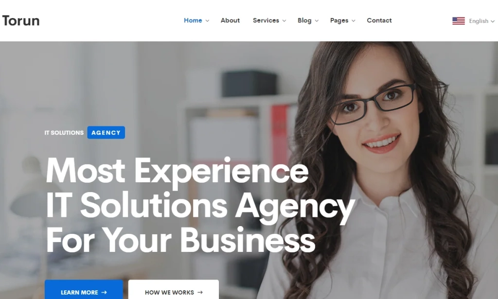 Screenshot of Torun- Technology IT solution and Services HTML5 template