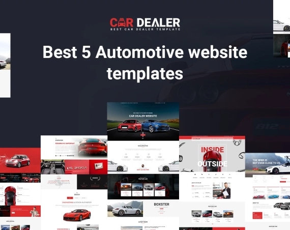 Best 5 Classic Automotive website templates (HTML5)