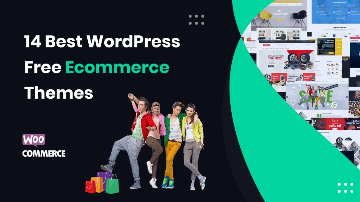 14 Best Wordpress Free Ecommerce Themes - wooCommerce