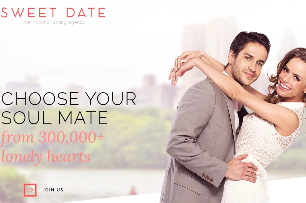 Sweet date - dating website template
